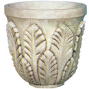 Vase motifs feuilles (42 cm)