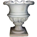 Vase sur pied base carrée