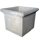 POT CARRE RUSTIQUE EN PIERRE