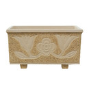 Jardinière motif Fleurs (60 cm)