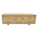 Jardinière motif Fleurs (100 cm)