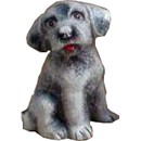 Décoration Chiot assis en céramique