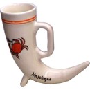 Décoration Coupe Viking en céramique