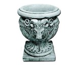 Vase Tête de Bélier sur Pied