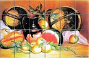 Fresque murale en céramique fruits-DR 862