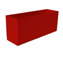 JARDINIERE COULEUR ROUGE 90 CM