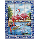 -FRESQ 628les-flamands-roses-couleur-12-carreaux-