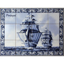 -FRESQ 639-caravelles-fond-bleu-12-carreaux-