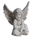  Statue Angelot assis 