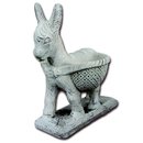 Statue Petit Âne aux Deux Paniers