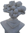 Chapeau de pilier Coupe de Fruit  haut 32 cm