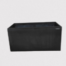 JARDINIERE NOIR beton léger 80 CM