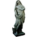 Statue de jardin en pierre Homme : Saison Hiver
