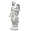 statue en pierre Cupidon