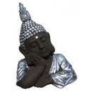 Statue de jardin en pierre Tête de Bouddha thai