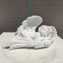 Angelot dormant dans ses ailes 