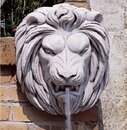 Tête de lion fontaine murale