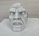 -statuette-tête zombi