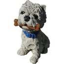 Statue York mini et son Os