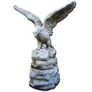 Statue Aigle géant sur rocher double