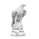 Aigle  sur Rocher tête à gauche