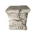  Petit Socle carré en pierre 
