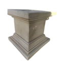   Socle carré en pierre 