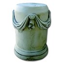 COLONNE RONDE AVEC DRAPE POUR STATUE