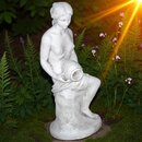 Statue de jardin Jeune Fille Nue Tenant une Cruche