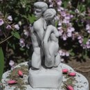 statue en pierre Cupidon et Psyché