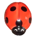 Décoration COCCINELLE MOYENNE EN CERAMIQUE