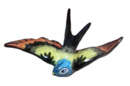 Décoration hirondelle en céramique aile relevée