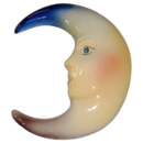 Décoration  LUNE EN CERAMIQUE