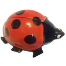 Décoration COCCINELLE GEANTE avec pattes  EN CERAMIQUE