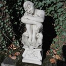 Statue de jardin en pierre Jeune Fille Endormie