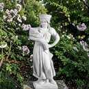 Statue en pierre fille à la gerbe de blé saison Eté