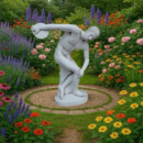 Statue de jardin discobol 93 cm
