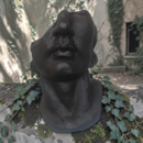  vaseTête d'homme 39 cm