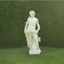 Statue de jardin en pierre Dieu Apollon