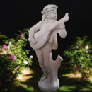 Statue de jardin en pierre Homme : Le Ménestrel