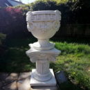 Vase coupe avec Grappe de Raisins et Frise Grecque