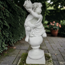STATUE CHERUBIN saison hiver