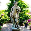 Statue de jardin en pierre Homme : Saison Automne