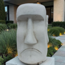 Statue vase tête Moai