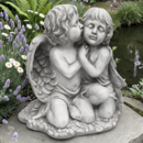 Statue en pierre Anges Amoureux