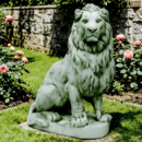 Statue Lion Géant (regard à droite)