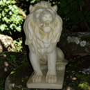 Statue Lion Assis (regard à gauche)