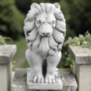 Statue Lion Assis (45 cm)