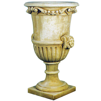 Vase calice géant Tête Femme