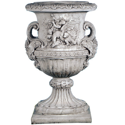 Vase géant avec Anges et Dragon